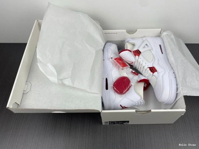 Bmlin Shoes Red Elegant Retro Jordan 4 Metallic CT8527- 3958 1029